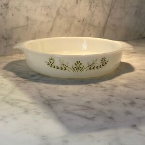 Vintage Floral Design Baking Dish
